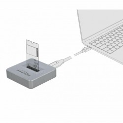 Čitalec diskov Delock USB-C 3.2 za M.2 NVMe PCIe SSD