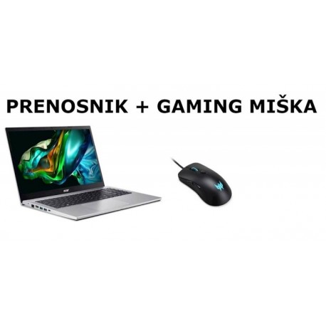 Prenosnik Acer Aspire 3 A315-44P-R450 R5-5500U, 16GB, 512GB + miška