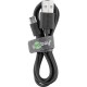 Kabel polnilni USB-A na microUSB-B, 0,5m, Goobay