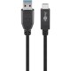 Kabel polnilni USB-A na USB-C, 0,5m, Goobay