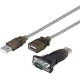 Kabel USB-A 2.0 na RS-232, 1,5m, Goobay