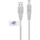 Kabel USB-A 2.0 na USB-B 2.0, 5m, Goobay