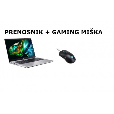 Prenosnik Acer Aspire 3 A315-44P-R8SK R5-5500U, 16GB, 512GB, W11H + miška