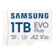 Spominska kartica Samsung EVO Plus, microSDXC, 1TB + SD adapter