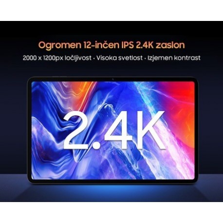 Tablični računalnik Blackview TAB 18, 12", IPS, 4G, 12GB, 256GB, Android