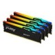 Pomnilnik DDR5 128GB (4x32GB) 5200MHz KINGSTON FURY Beast, KF552C40BBAK4-128