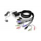 Preklopnik 2:1 mini HDMI/USB/AUDIO, Aten CS692, s kabli