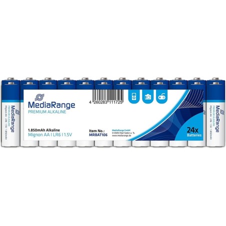 Baterija MediaRange LR06 AA, 1,5V, 1/24, alkalna