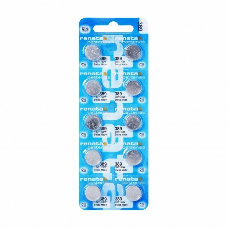Baterija gumb za ure Renata 389, 80 mAh, 1.55 V
