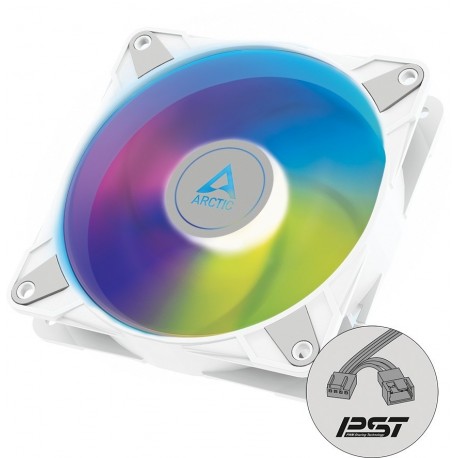 Ventilator ARCTIC P14 PWM PST A-RGB, 140mm, 4-pin, bel, ACFAN00276A