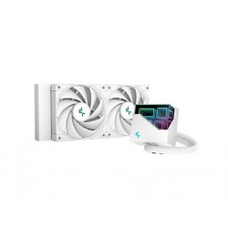 Komplet za tekočinsko hlajenje AIO Liquid Cooler DeepCool LT520 WH, 240mm, bel