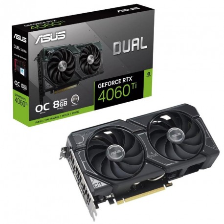 Grafična kartica ASUS Dual GeForce RTX 4060 Ti V2 OC, 8GB GDDR6