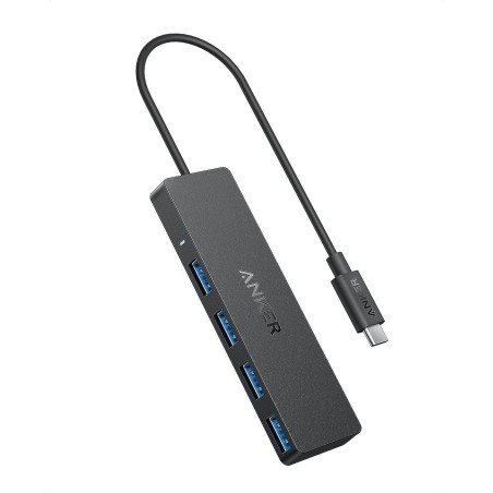 Priklopna postaja Anker Ultra Slim, USB-C, črn