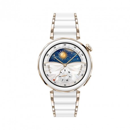 Pametna ura Huawei Watch GT 5 Pro 42mm, keramično-bela