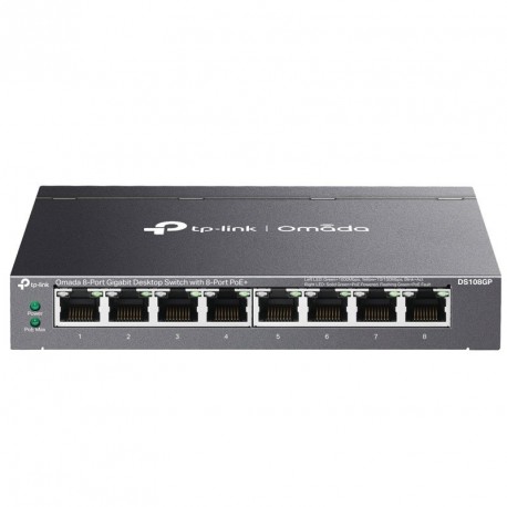 Stikalo (switch) TP-Link DS108GP Omada, 8-port, Gigabit PoE+