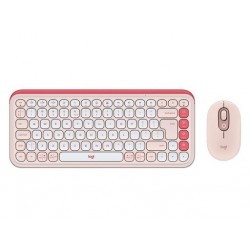 Komplet tipkovnice in miške Logitech POP Icon Combo, roza, SLO g.