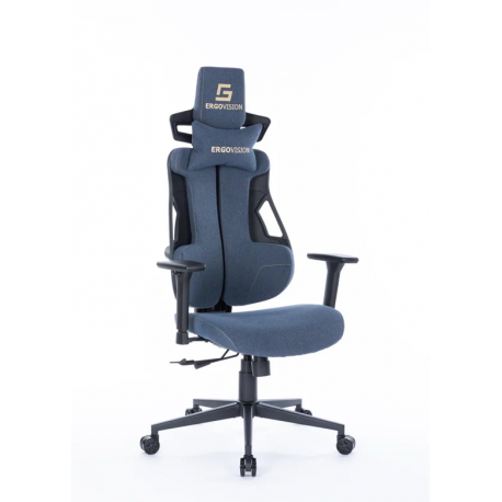 Gaming stol Ergovision Spartacus, temno moder