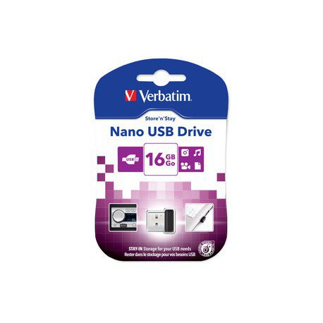 USB ključek 16GB Verbatim store'n'stay nano 97464