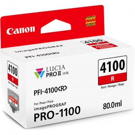 Črnilo Canon PFI-4100 Red  za imagePROGRAF PRO-1100, 80 ml