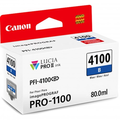 Črnilo Canon PFI-4100 Blue  za imagePROGRAF PRO-1100, 80 ml