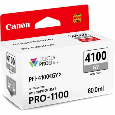 Črnilo Canon PFI-4100 Grey za imagePROGRAF PRO-1100, 80 ml