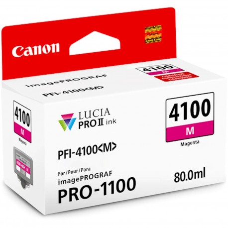 Črnilo Canon PFI-4100 Magenta za imagePROGRAF PRO-1100, 80 ml