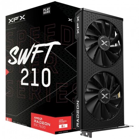 Grafična kartica XFX SPEEDSTER SWFT210 AMD Radeon RX 7600 CORE 8GB GDDR6