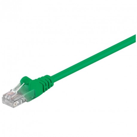 Povezovalni kabel Goobay CAT 5e U/UTP LAN, 1,5m, zeleni