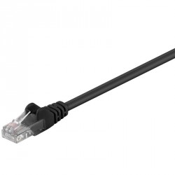Povezovalni kabel Goobay CAT 5e U/UTP LAN, 2m, črn