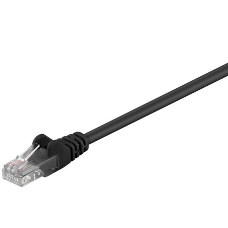 Povezovalni kabel Goobay CAT 5e U/UTP LAN, 2m, črn