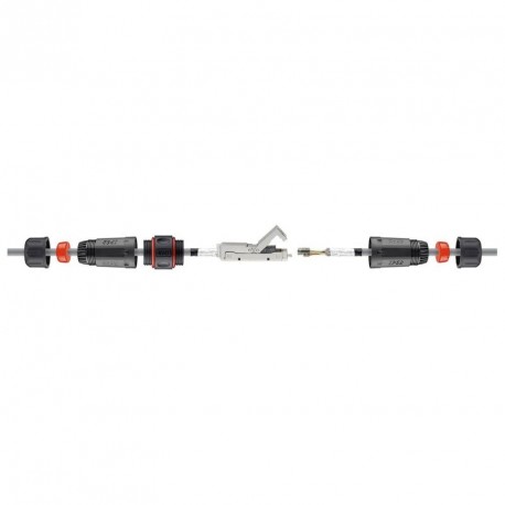 Kabelski priključek Goobay CAT 6A LAN, rdeč