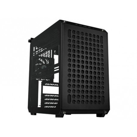 Računalniško ohišje Cooler Master Qube 500 Flatpack, ATX, kaljeno steklo, črno