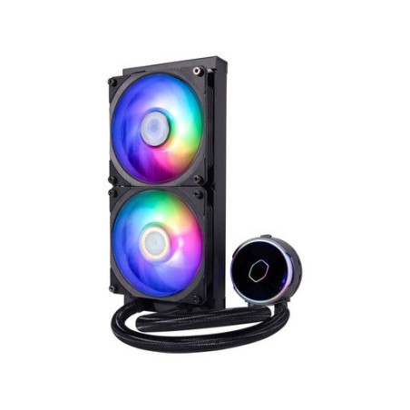 Vodno hlajenje Cooler Master Liquid PL240 Flux, 240mm, ARGB, črn