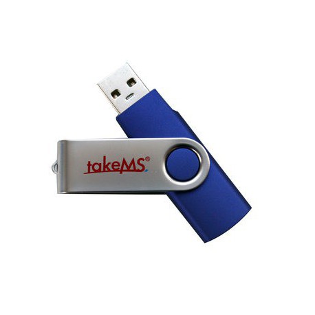 USB ključek 32GB TakeMS Mini Rubber moder- AKCIJA!