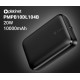 Prenosna baterija Powerbank Platinet PMPB10DL104B, 10.000mAh, USB-C, črn