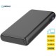 Prenosna baterija Powerbank Platinet PMPB30DL301B, 100W, 30.000mAh, USB-C, črn