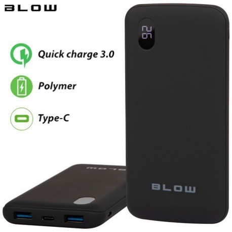 Prenosna baterija Powerbank Blow PB20B, 16.000mAh, USB-C, črn