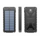 Prenosna baterija Powerbank Platinet PMPB10SP, 10.000mAh, solarno polnjenje, črn