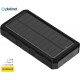 Prenosna baterija Powerbank Platinet PMPB20SP, 20.000mAh, solarno polnjenje, črn