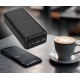 Prenosna baterija Powerbank Platinet PMPB30OP19B, 30.000mAh, USB-C, črn