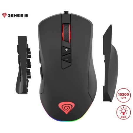 Miška Genesis Xenon 770, črna