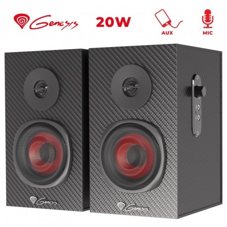 Zvočniki Genesis Helium 200, Stereo 2.0, 20W