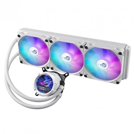 Vodno hlajenje ASUS ROG Strix LC III 360 ARGB, 360mm, LCD, bela