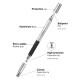 SBS PISALO SBS STYLUS PEN PRO TRIO SREBRN