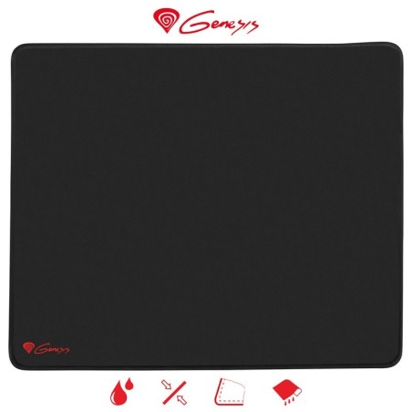 Podloga za miško GENESIS CARBON 500 L LOGO, vodoodporna, 400x330