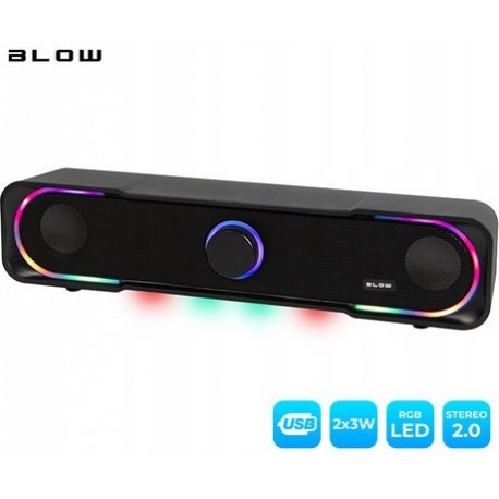 Soundbar Blow MS-32 Adrenaline , 2.0 Stereo, črn