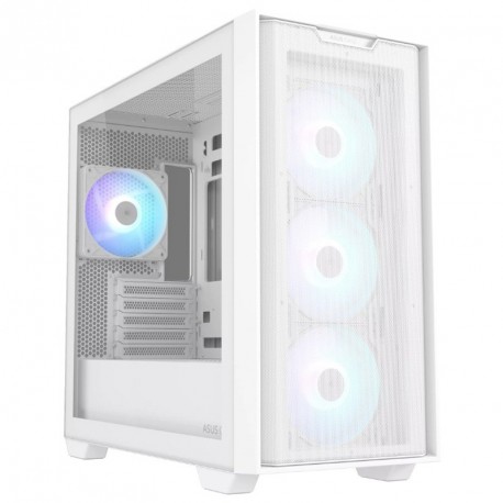 Ohišje ASUS A21 PLUS RGB micro-ATX, belo