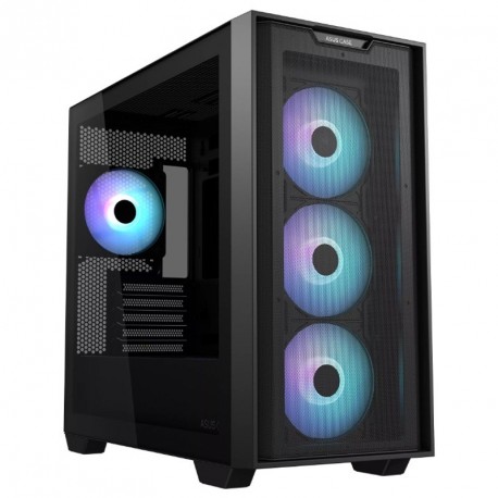 Ohišje ASUS A21 PLUS RGB micro-ATX, črno