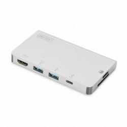 Priklopna postaja Digitus 6-port, USB-C 3.1