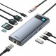 Priklopna postaja Baseus 9v1, USB-C 3.2, siva, WKWG060013